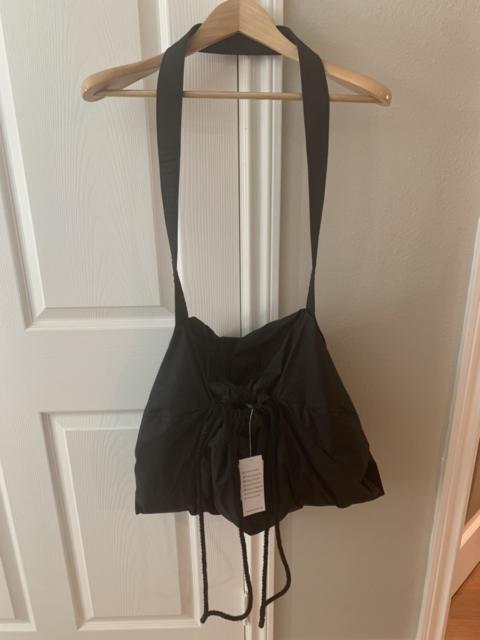 Other Designers Marvielab - Typewriter cotton sling bag with drawstrings