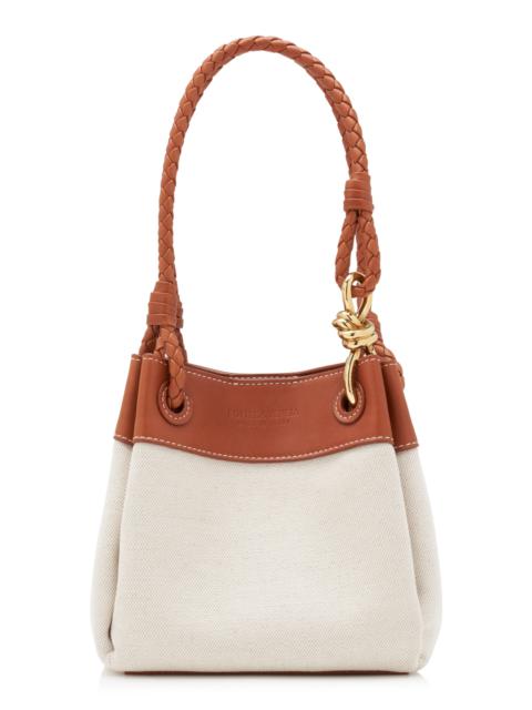 Bottega Veneta Small Parachute Canvas Bag neutral
