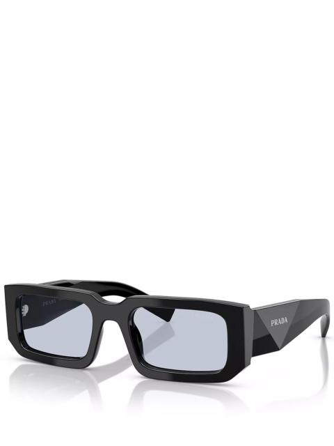 Prada Symbole Rectangular Sunglasses, 53mm