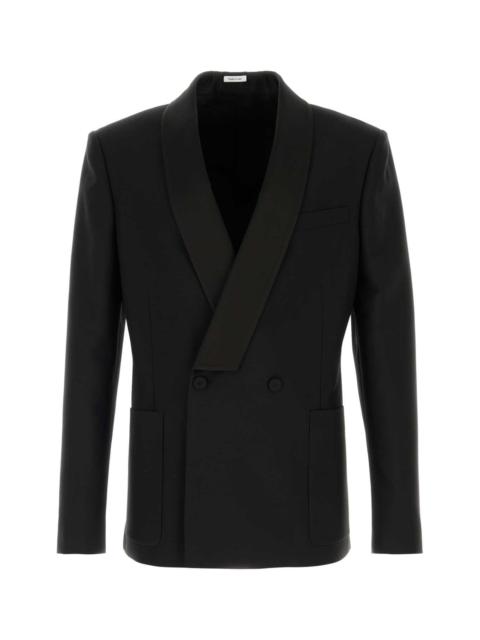 Alexander McQueen Alexander Mcqueen Men Black Wool Blend Blazer