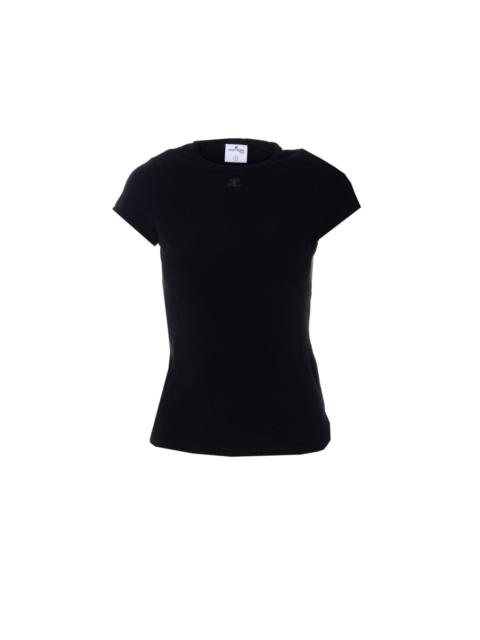 courrèges Courreges Women Logo Baby Spongy T-Shirt