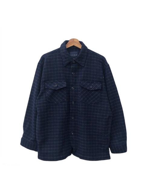 Other Designers Japanese Brand - TARTAN DESIGN FLANNEL JACKET UNIQLO DOUBLE POCKET