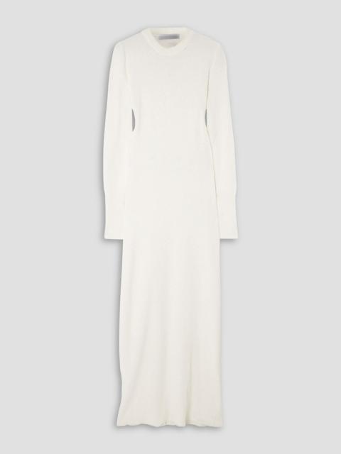 Proenza Schouler Lara convertible cutout bouclé maxi dress