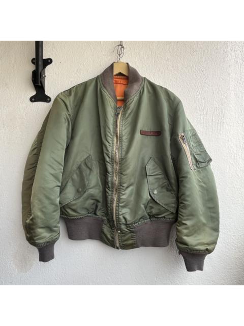 VINTAGE ALPHA INDUSTRIES AVIREX MA-1 BOMBER FLIGHT JACKET