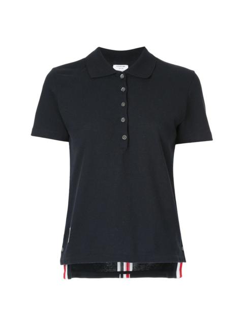 Thom Browne Relaxed Fit Short Sleeve Polo