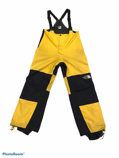 THE NORTH FACE” GORE-TEX SKI PANTS BIBS OVERALLS IN YELLOW