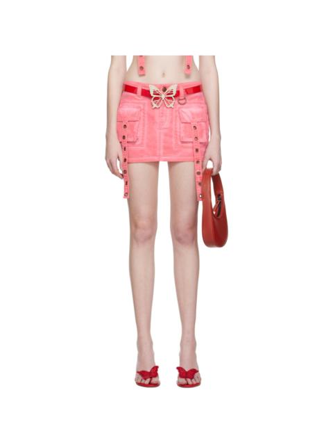 Blumarine SSENSE Exclusive Pink Miniskirt