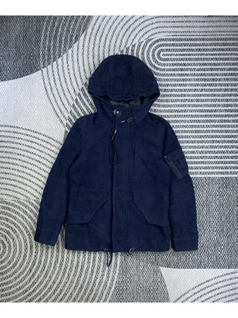 Other Designers NANO Universe Japan Multipocket Wool Hoodie Jacket