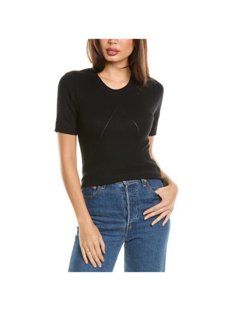 Wolford Wolford Rib Cashmere-Blend Sweater gilt REVERSIBLE