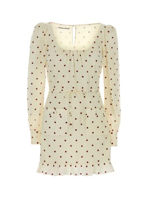 Alessandra Rich Alessandra Rich Women Printed Silk Mini Dress