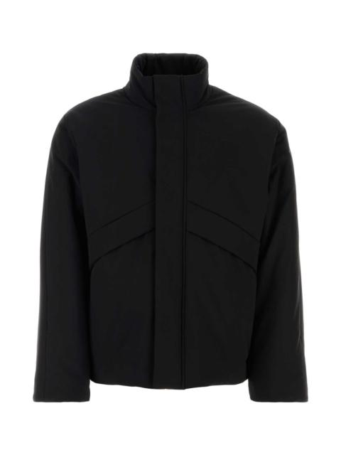 FERRAGAMO Black Polyester Padded Jacket