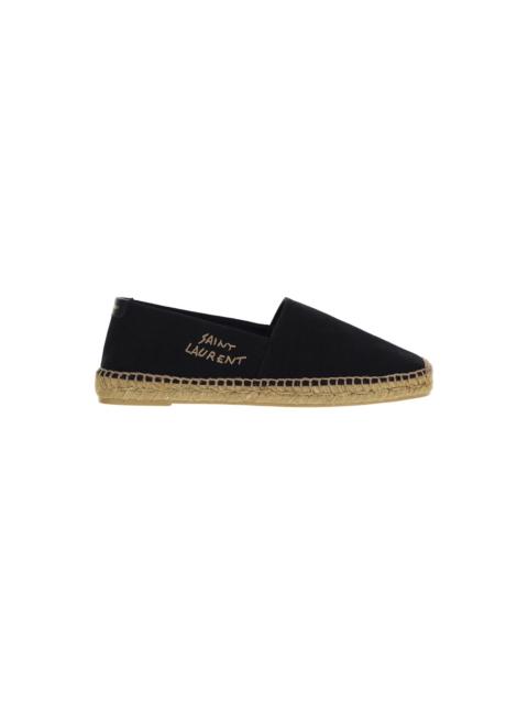 SAINT LAURENT Canvas Espadrilles With Embroidery