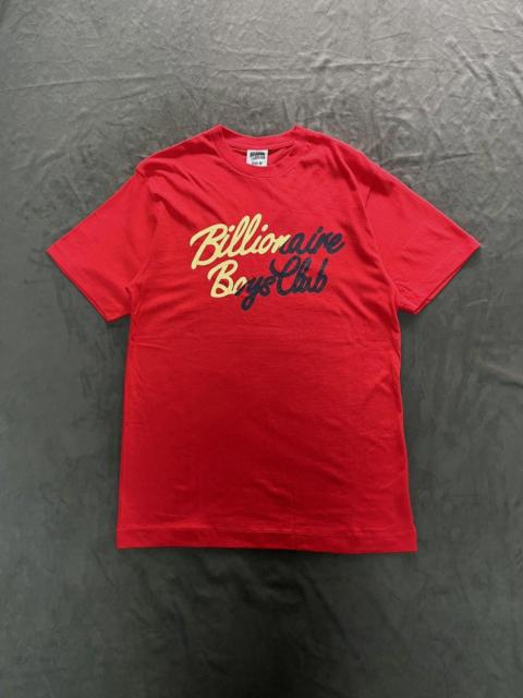 BILLIONAIRE BOYS CLUB Rare Billionaire Boys Club BBC Flip Script T-Shirt Red M