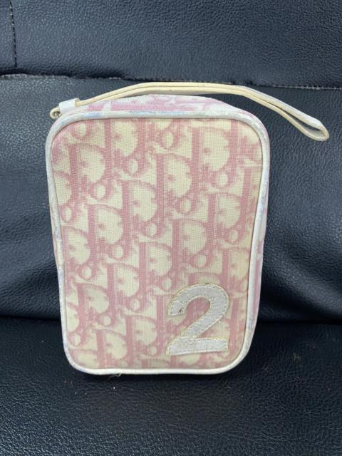 Authentic Christian Dior Pink Number 2 Wristlet Pouch