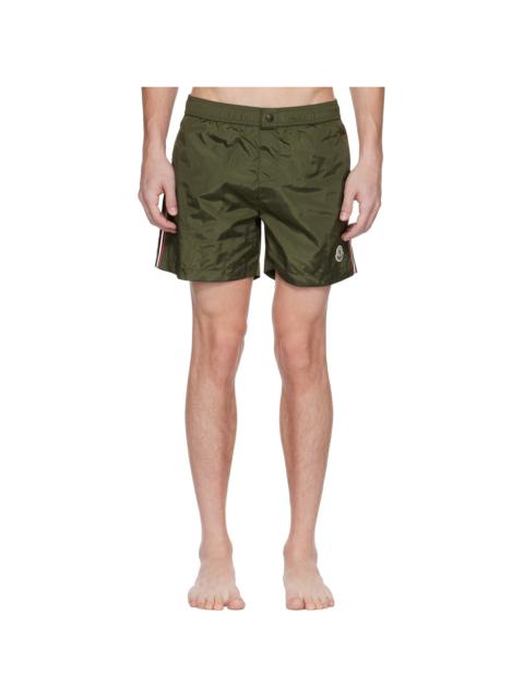 Moncler Khaki Archivio Urban Swim Shorts