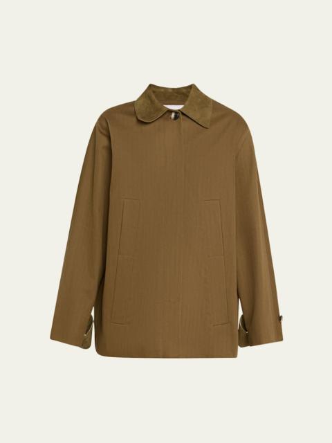 Proenza Schouler Angela Fine Herringbone Jacket