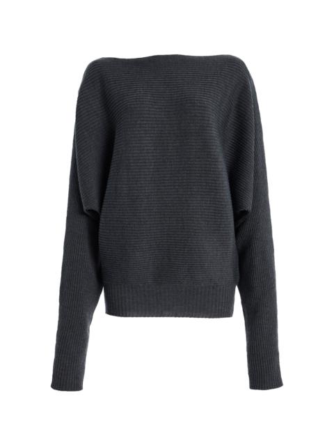 AYA MUSE Rye Wool-Silk Sweater grey