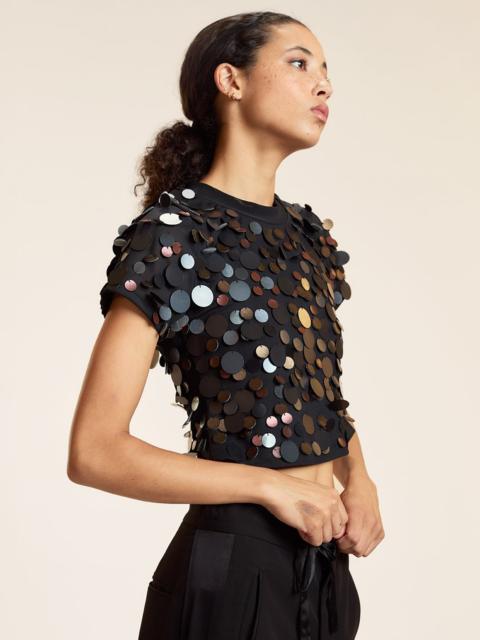 CYNTHIA ROWLEY Paola Paillette Top