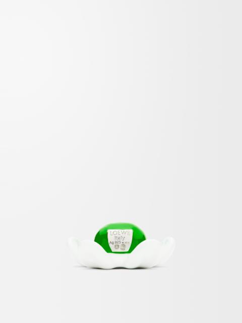 Loewe Flower Hat pendant in sterling silver