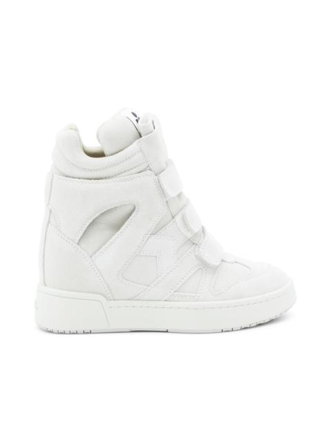 Isabel Marant White Leather Bekett Sneakers