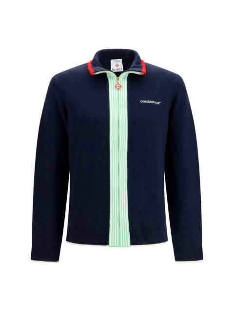 CASABLANCA Casablanca Merino Wool Sports Jacket Navy