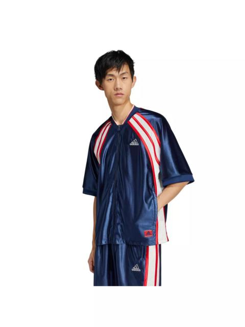 adidas Originals Men's Cutline Short Sleeve Track Top -Indigo