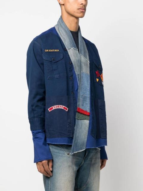 Greg Lauren $2817 NWT Greg Lauren Blue Boyscout GL1 Jacket