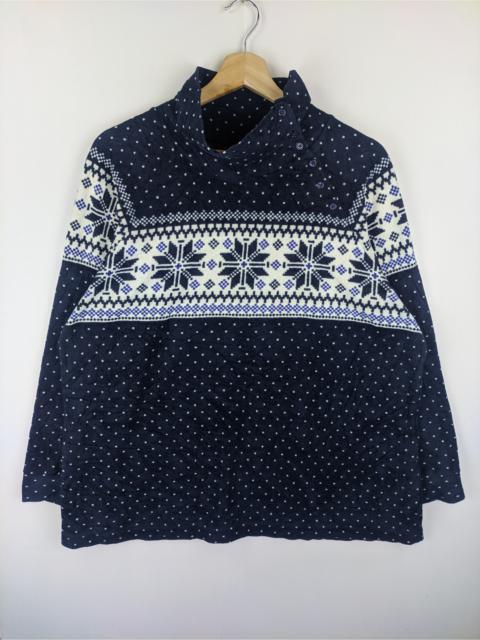 Other Designers Uniqlo - Steals🔥Uniqlo Fleece Sweater Polkadot Snowflakes