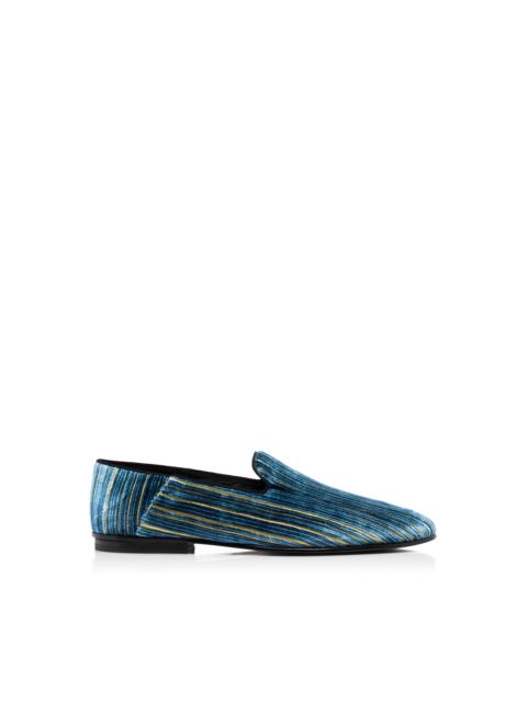 TOM FORD VELVET JACQUARD STEVEN SLIPPER
