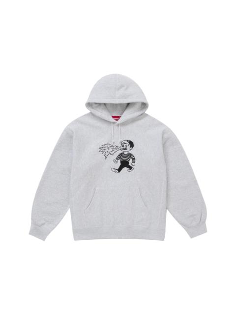 Supreme Supreme Homerun Hooded Sweatshirt Heather Grey