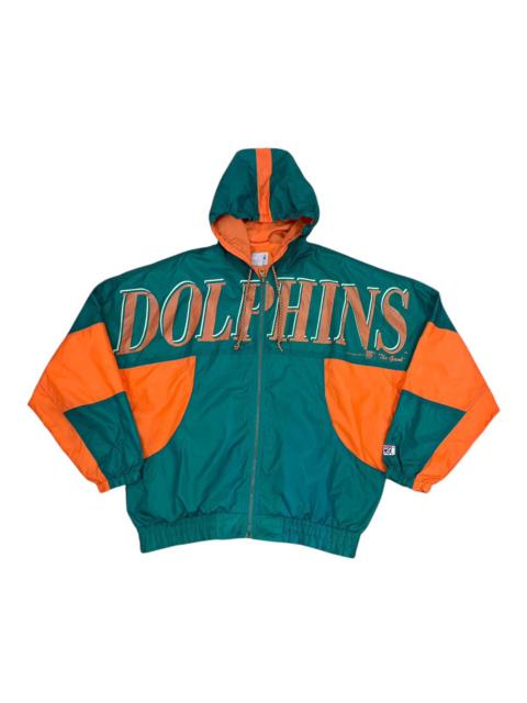 Other Designers VINTAGE 90s MIAMI DOLPHIN THE GAMES NFL LIGHT HOODIE JACKET
