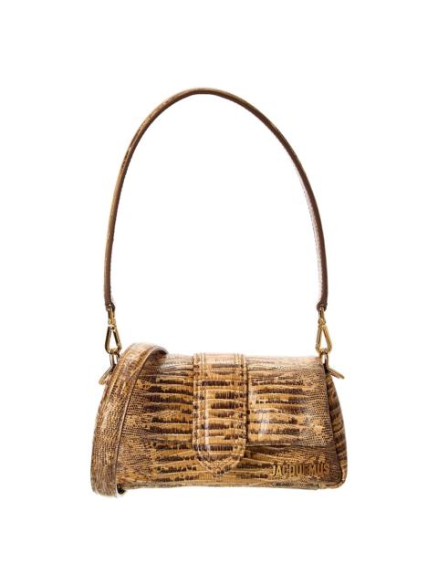 JACQUEMUS Jacquemus Petit Bambimou Croc-Embossed Leather Shoulder Bag