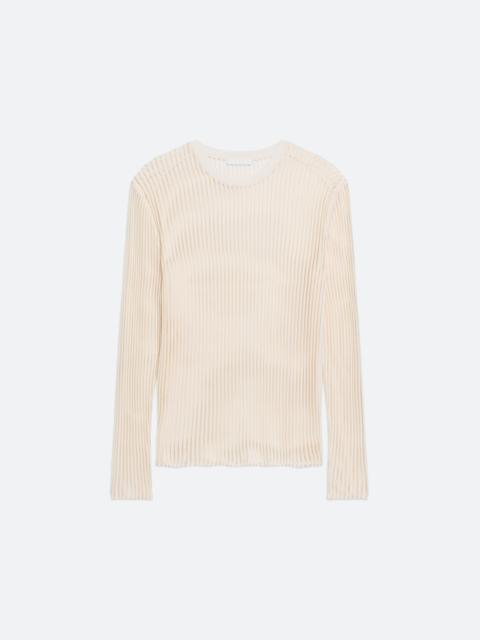 Helmut Lang SPACED SHEER CREWNECK