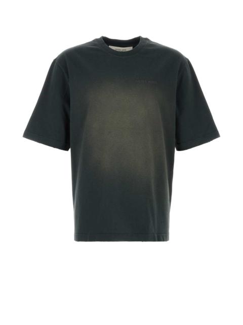 Golden Goose Golden Goose Deluxe Brand Men Charcoal Cotton T-Shirt
