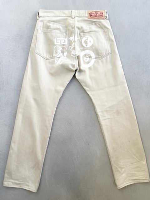 Bape Archival Logos Khaki Jeans