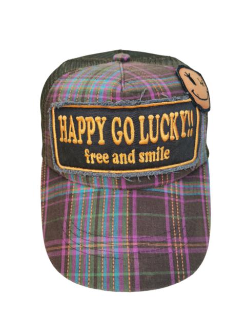 Other Designers Designer - JAPANESE DESIGNER HAPPY GO LUCKY FREE AND SMILE TRUCKER HAT