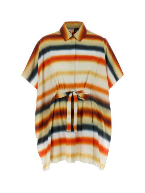 Loewe Loewe Paula's Ibiza Women Printed Poplin Paula S Ibiza Caftan