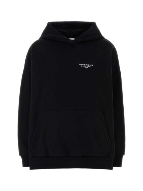 Givenchy Givenchy Women Black Cotton Oversize Sweatshirt