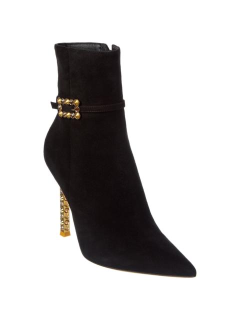 Gianvito Rossi Gianvito Rossi Wonder 105 Suede Bootie