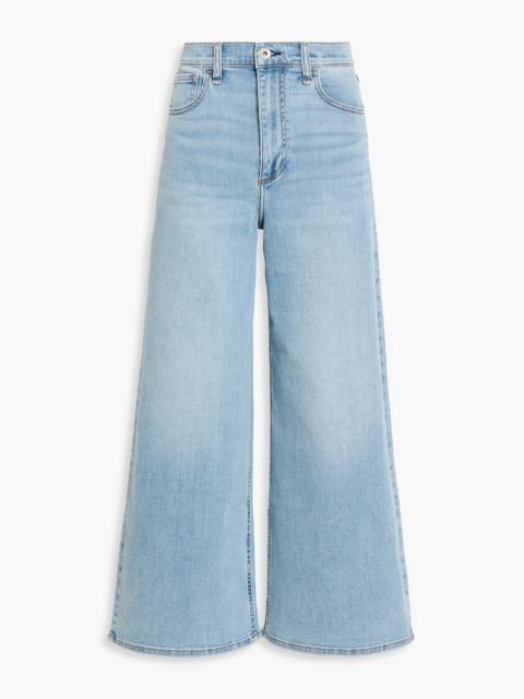 rag & bone Serena cropped high-rise wide leg jeans