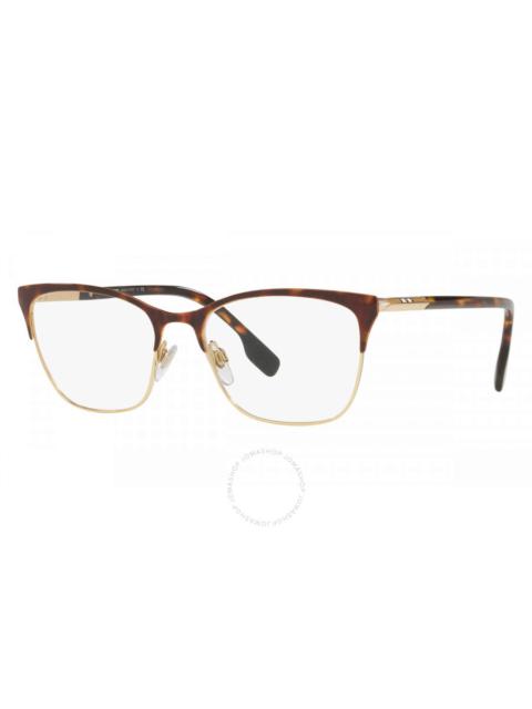Burberry Burberry Demo Cat Eye Ladies Eyeglasses BE1362 1312 54