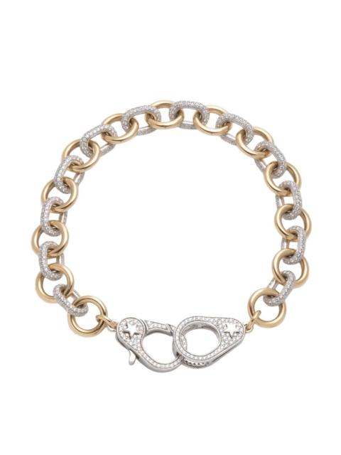FOUNDRAE Medium Mix Pave Diamond Bracelet