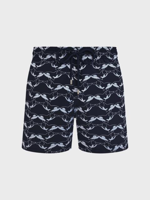 Vilebrequin MEN SWIM SHORTS EMBROIDERED ORCAS - LIMITED EDITION