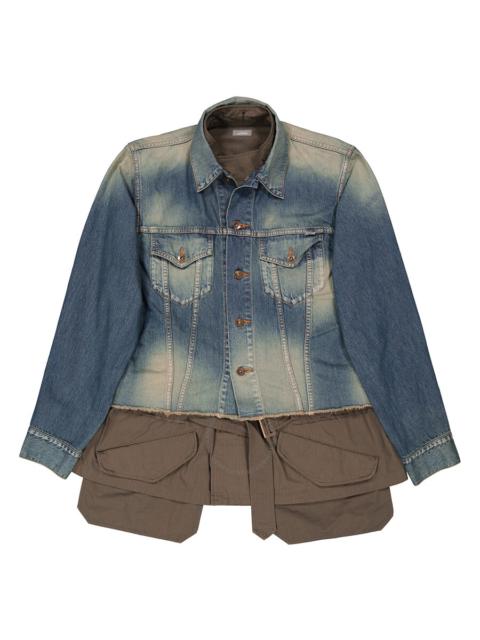 Other Designers Kolor Beacon - Kolor Beacon Men's Indigo Demin Jacket