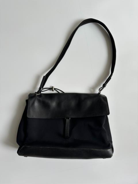 Prada Prada 1999FW Space Cotton Leather Patchwork Shoulder Bag