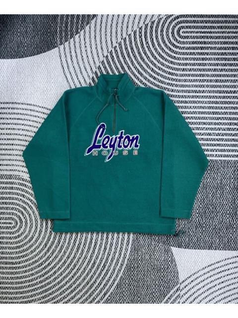 Other Designers Japanese Brand - Vintage Leyton House Spellout Pull Over Zipper Sweatshirt