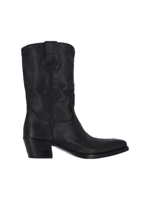Miu Miu leather boots