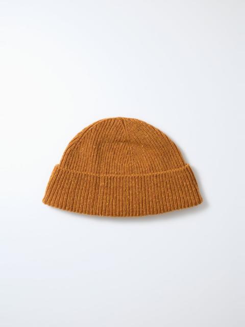 ROTOTO® ROTOTO - NEP WOOL SEAMLESS BEANIE - ORANGE