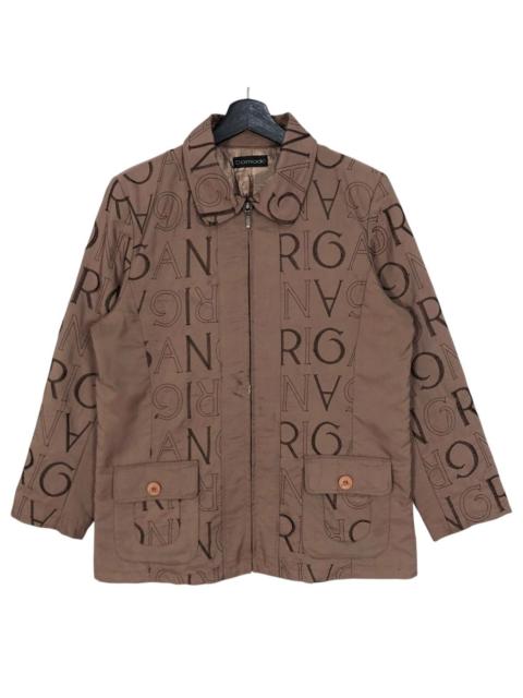 Other Designers Vision Streetwear - Vintage Comodo Brand Jacket Over Print Spell Out Full Zipp
