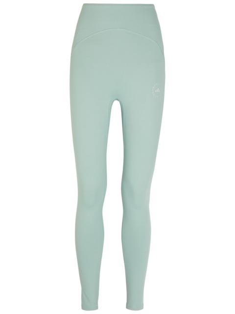 Stella McCartney Adidas X Stella Mccartney Studio Ruched Stretch-jersey Leggings